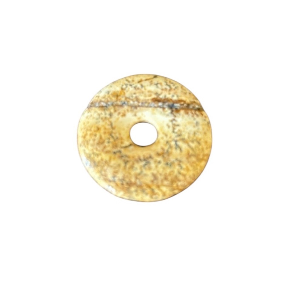 Jasper Gemstone Donut Shaped Pendant Bead‎